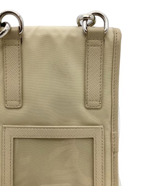 PRADA（プラダ）PRADA (プラダ) ショルダーポーチ ベージュの古着・服飾アイテム