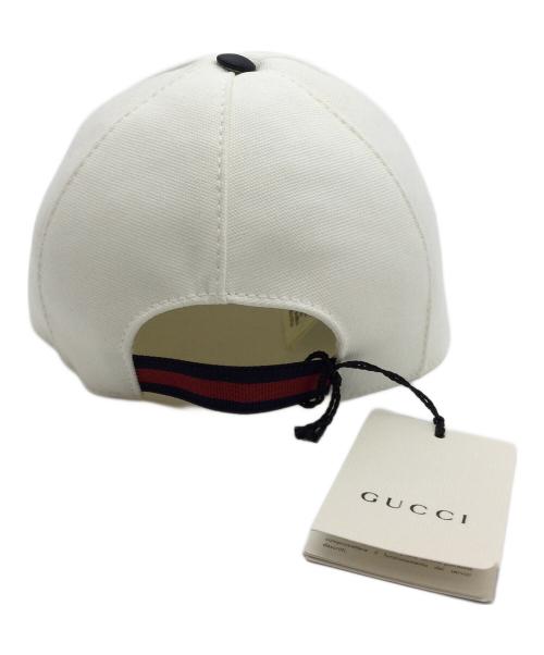 GUCCI（グッチ）GUCCI (グッチ) キャップ ホワイトの古着・服飾アイテム
