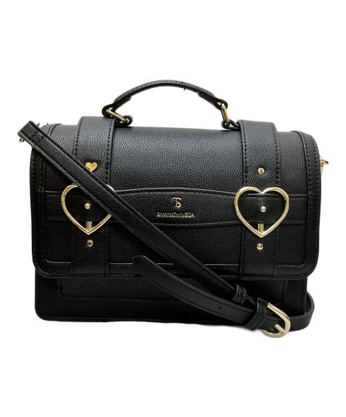 Samantha Vega（サマンサベガ）Samantha Vega (サマンサベガ) ハートベルトサッチェルショルダーバッグ ブラックの古着・服飾アイテム