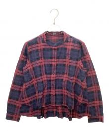 JIL SANDER NAVY（ジルサンダー ネイビー）の古着「長袖シャツ」｜レッド