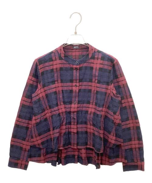 JIL SANDER NAVY（ジルサンダー ネイビー）JIL SANDER NAVY (ジルサンダー ネイビー) 長袖シャツ レッド サイズ:36の古着・服飾アイテム