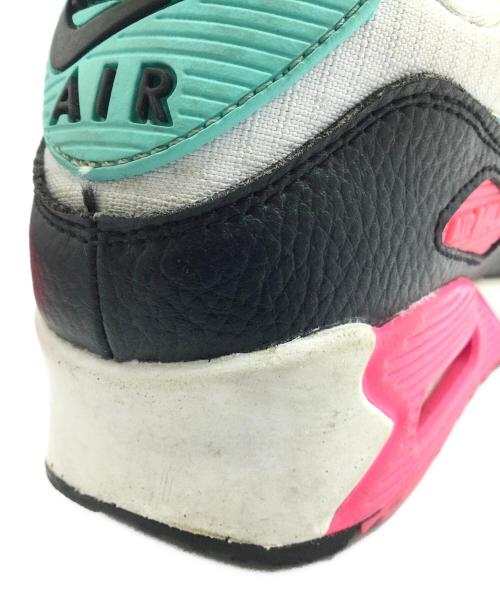 NIKE（ナイキ）NIKE (ナイキ) WMNS AIR MAX 90 ピンク×ブルー サイズ:US7.5、UK5、EUR38.5、cm24.5、BR37、CN245(2.5)の古着・服飾アイテム