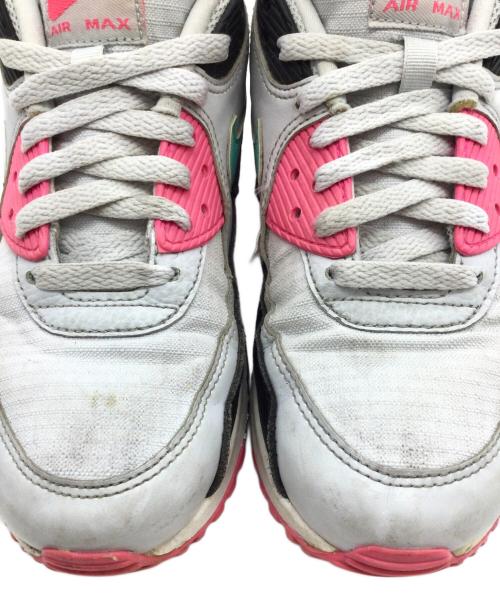NIKE（ナイキ）NIKE (ナイキ) WMNS AIR MAX 90 ピンク×ブルー サイズ:US7.5、UK5、EUR38.5、cm24.5、BR37、CN245(2.5)の古着・服飾アイテム