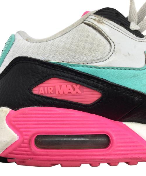 NIKE（ナイキ）NIKE (ナイキ) WMNS AIR MAX 90 ピンク×ブルー サイズ:US7.5、UK5、EUR38.5、cm24.5、BR37、CN245(2.5)の古着・服飾アイテム