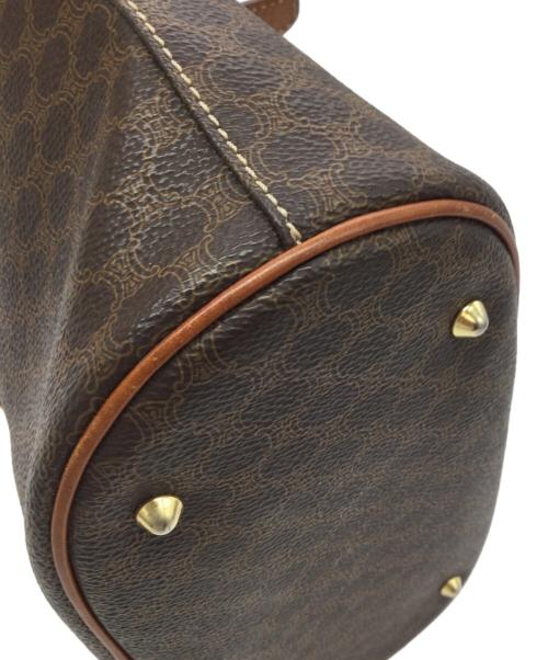 CELINE（セリーヌ）CELINE (セリーヌ) マカダム柄トートバッグ ブラウンの古着・服飾アイテム