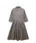 MARGARET HOWELL (マーガレットハウエル) 578-257402　長袖ワンピース グレー サイズ:2：8000円