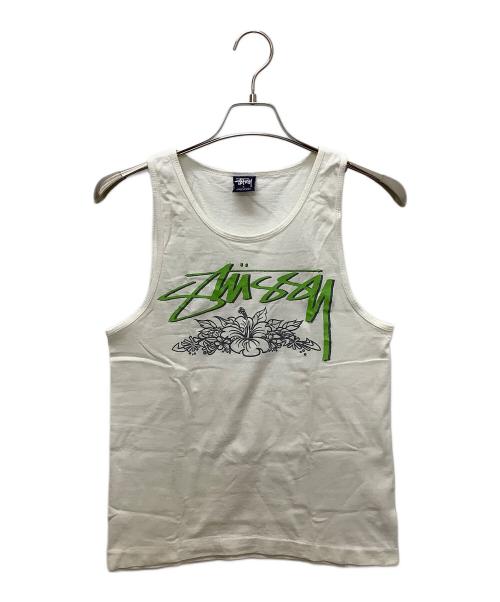 stussy（ステューシー）stussy (ステューシー) タンクトップ ホワイト サイズ:Sの古着・服飾アイテム