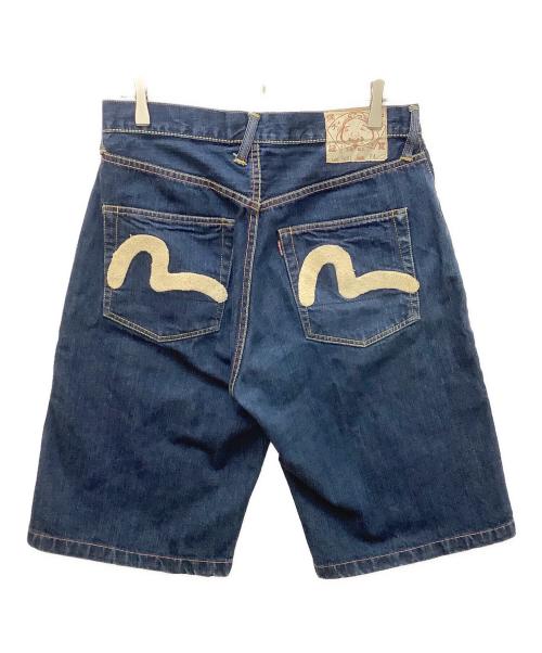 EVISU（エヴィス）EVISU (エヴィス) デニムハーフパンツ インディゴ サイズ:34の古着・服飾アイテム