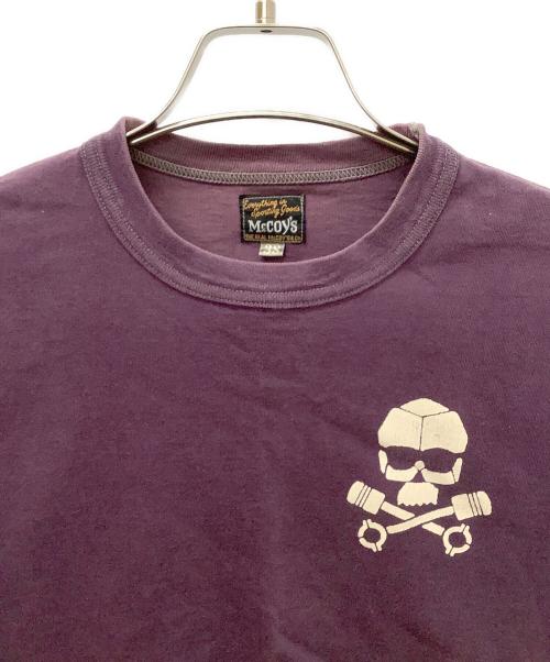 THE REAL McCOY'S（ザ・リアルマッコイズ）THE REAL McCOY'S (ザ・リアルマッコイズ) 半袖Tシャツ バイオレット サイズ:38の古着・服飾アイテム