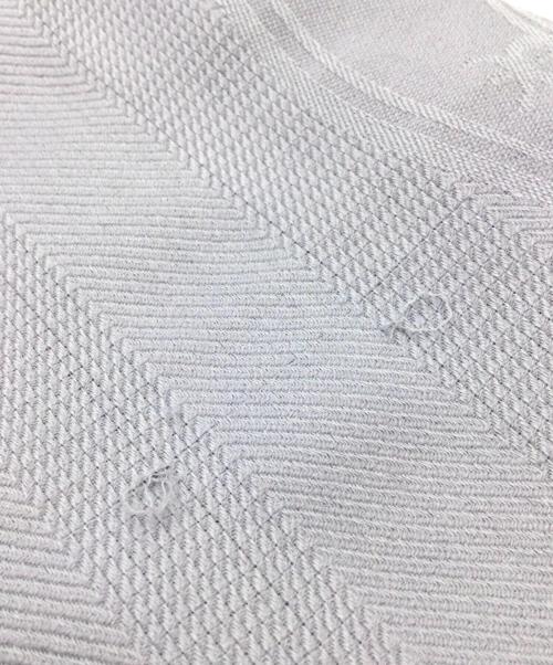 HERMES（エルメス）HERMES (エルメス) カシミヤシルクストール ライトグレーの古着・服飾アイテム