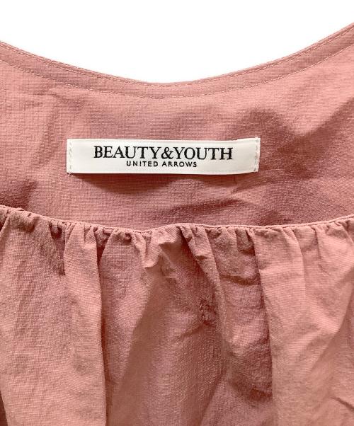 BEAUTY&YOUTH（ビューティーアンドユース）BEAUTY&YOUTH (ビューティーアンドユース) 1626-162-4512-3150　ノースリーブ・キャミソールワンピース ピンク サイズ:Mの古着・服飾アイテム