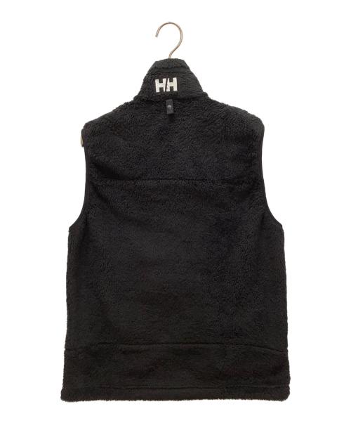 HELLY HANSEN（ヘリーハンセン）HELLY HANSEN (ヘリーハンセン) フリースベスト ブラック×ホワイト サイズ:Sの古着・服飾アイテム