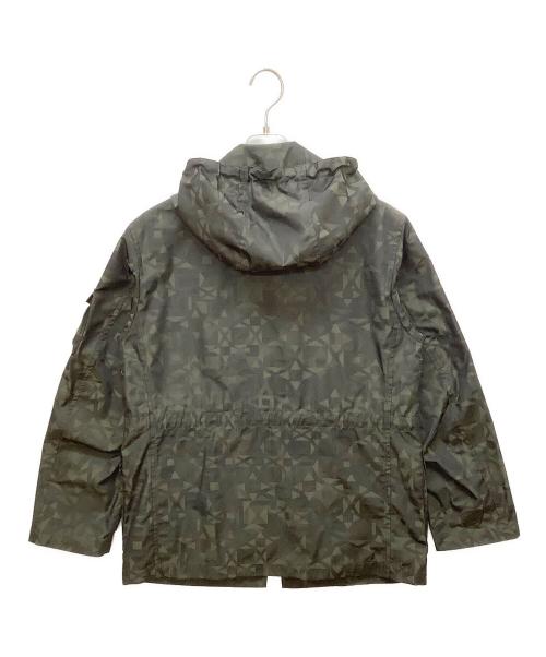 MACKINTOSH LONDON（マッキントッシュ ロンドン）MACKINTOSH LONDON (マッキントッシュ ロンドン) G1F01-208-79　フーデッドジャケット グリーン×ブラック サイズ:38の古着・服飾アイテム