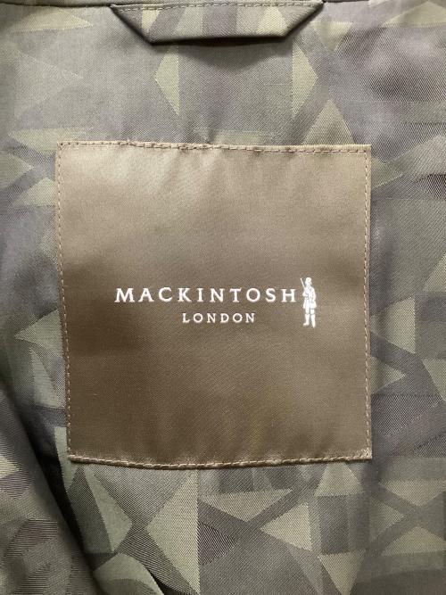 MACKINTOSH LONDON（マッキントッシュ ロンドン）MACKINTOSH LONDON (マッキントッシュ ロンドン) G1F01-208-79　フーデッドジャケット グリーン×ブラック サイズ:38の古着・服飾アイテム