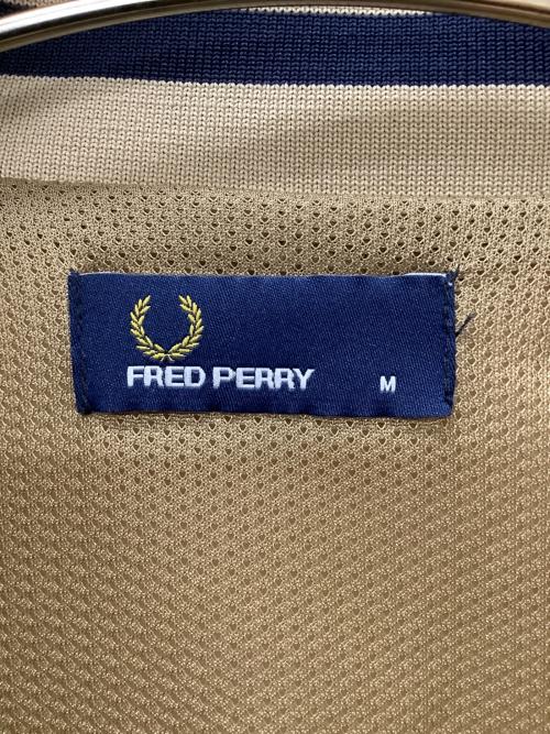 FRED PERRY（フレッドペリー）FRED PERRY (フレッドペリー) FZ2596 ブルゾン ベージュ サイズ:Mの古着・服飾アイテム