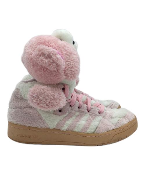 adidas（アディダス）adidas (アディダス) JEREMY SCOTT (ジェレミースコット) スニーカー ピンク サイズ:US7 1/2、UK7、FR40 2/3、cm25.5、CHN250の古着・服飾アイテム