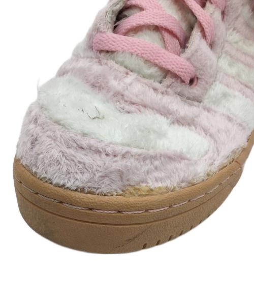 adidas（アディダス）adidas (アディダス) JEREMY SCOTT (ジェレミースコット) スニーカー ピンク サイズ:US7 1/2、UK7、FR40 2/3、cm25.5、CHN250の古着・服飾アイテム