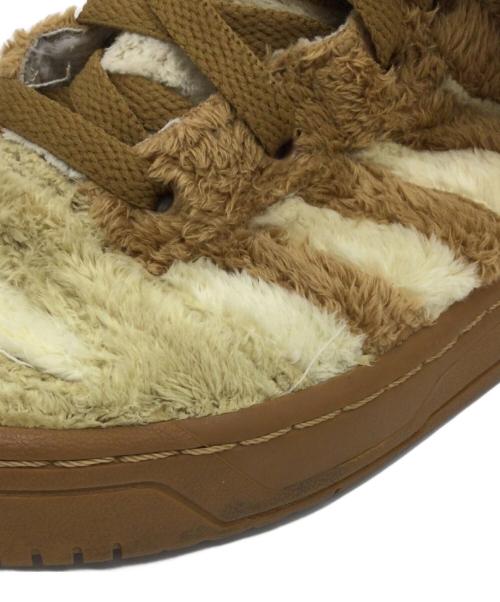 adidas（アディダス）adidas (アディダス) JEREMY SCOTT (ジェレミースコット) スニーカー ブラウン サイズ:US6 1/2、UK6、FR39 1/3、JP245、CHN240の古着・服飾アイテム