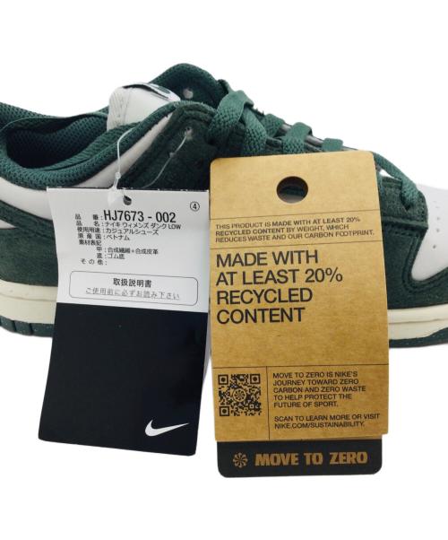 NIKE（ナイキ）NIKE (ナイキ) Women's Dunk Low Next Nature グリーン サイズ:US6.5、UK4、EUR37.5、cm23.5、BR35.5、CN235(2.5) 未使用品の古着・服飾アイテム