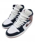 NIKEナイキ）の古着「Air Jordan 1 Mid SE」｜ホワイト×ブラウン
