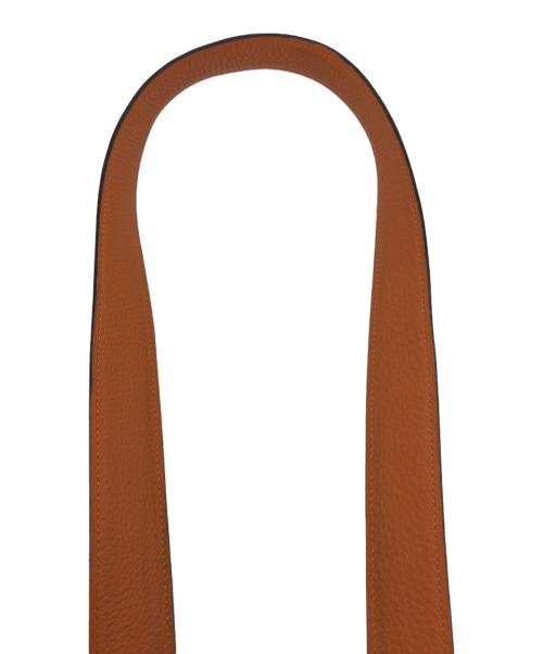 HERMES（エルメス）HERMES (エルメス) Hバックルベルト ゴールド×ブラウンの古着・服飾アイテム