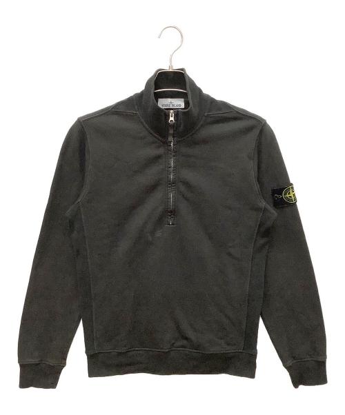 STONE ISLAND（ストーンアイランド）STONE ISLAND (ストーンアイランド) 811563420　ハーフジップスウェット グレー サイズ:Sの古着・服飾アイテム