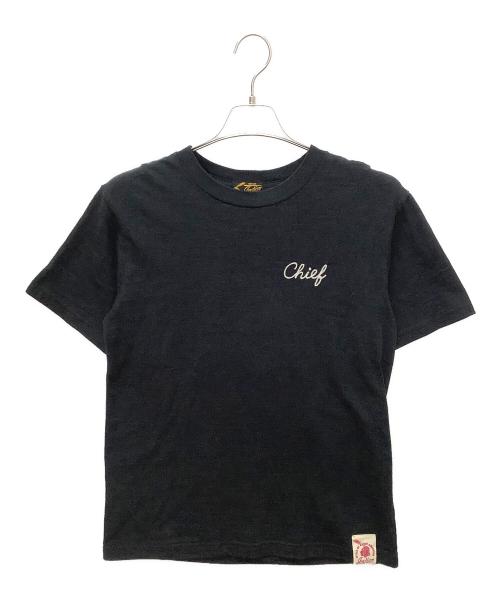 INDIAN（インディアン）INDIAN (インディアン) 半袖Tシャツ ブラック サイズ:Mの古着・服飾アイテム