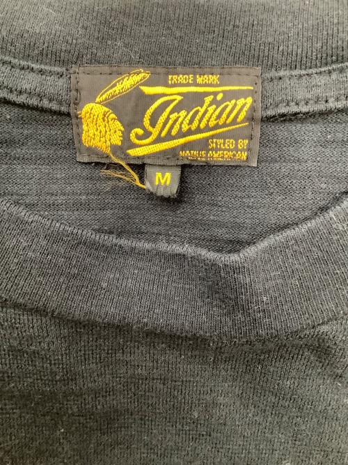 INDIAN（インディアン）INDIAN (インディアン) 半袖Tシャツ ブラック サイズ:Mの古着・服飾アイテム