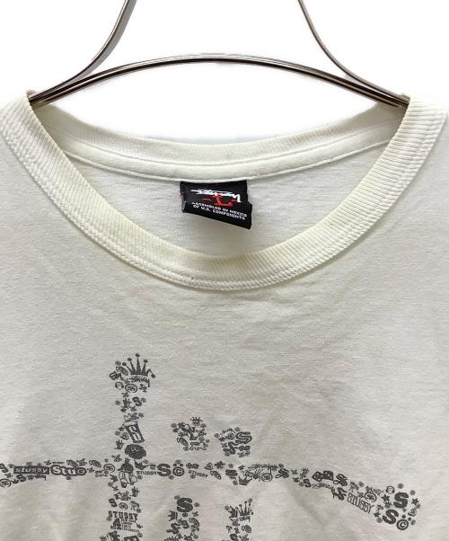 stussy（ステューシー）stussy (ステューシー) 長袖Tシャツ ホワイト サイズ:Lの古着・服飾アイテム