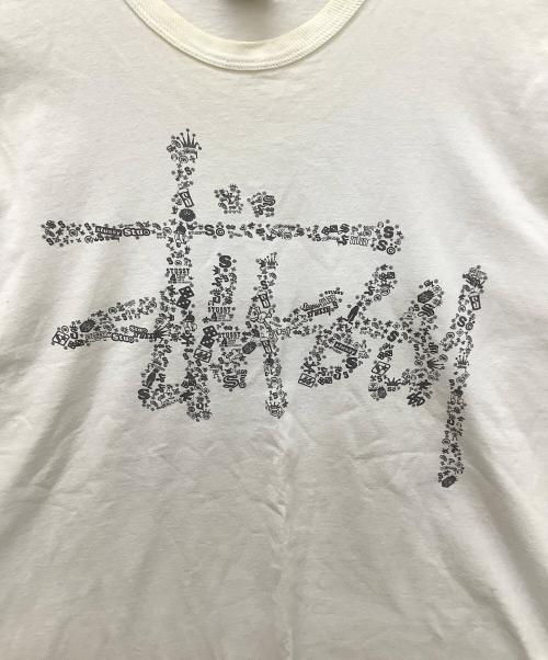 stussy（ステューシー）stussy (ステューシー) 長袖Tシャツ ホワイト サイズ:Lの古着・服飾アイテム