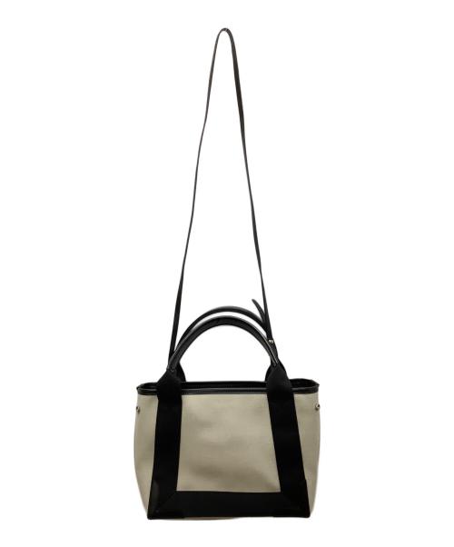 BALENCIAGA（バレンシアガ）BALENCIAGA (バレンシアガ) 390346 9260 2WAYバッグ アイボリー×ブラックの古着・服飾アイテム