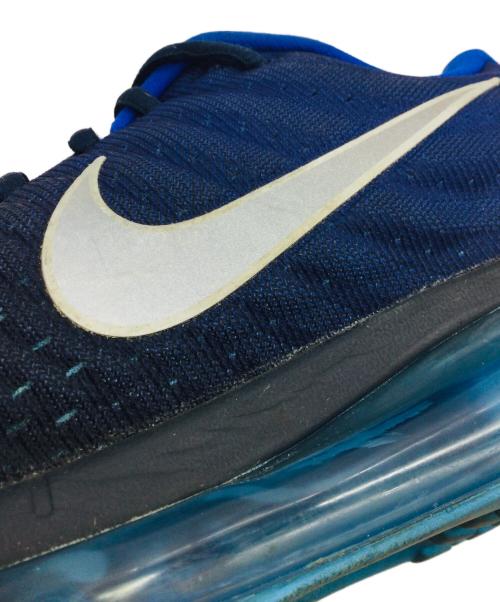 NIKE（ナイキ）NIKE (ナイキ) AIR MAX 2017 ブルー×ネイビー サイズ:US9.5、UK8.5、EUR43、cm27.5、の古着・服飾アイテム