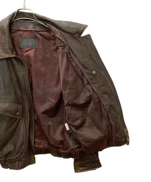 CANY（キャニー）CANY (キャニー) レザージャケット ブラウン サイズ:Fの古着・服飾アイテム