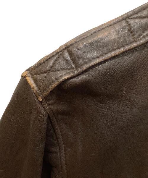 CANY（キャニー）CANY (キャニー) レザージャケット ブラウン サイズ:Fの古着・服飾アイテム