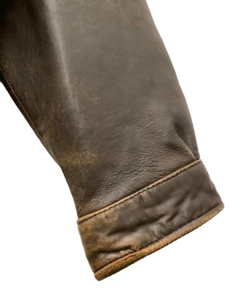 CANY（キャニー）CANY (キャニー) レザージャケット ブラウン サイズ:Fの古着・服飾アイテム