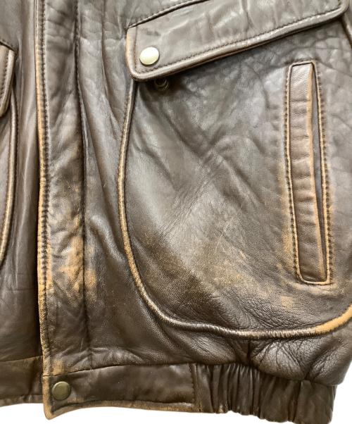 CANY（キャニー）CANY (キャニー) レザージャケット ブラウン サイズ:Fの古着・服飾アイテム
