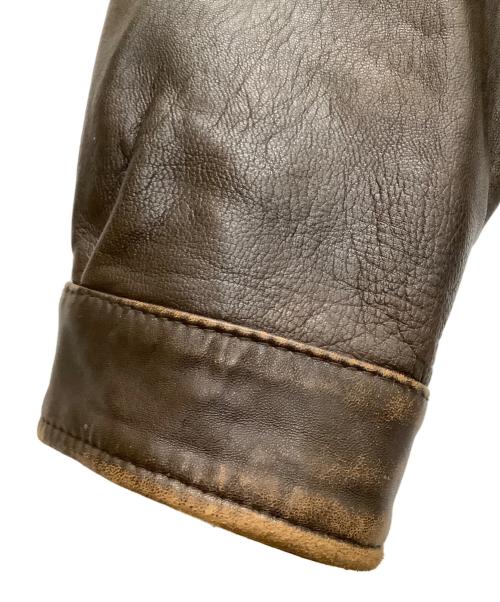 CANY（キャニー）CANY (キャニー) レザージャケット ブラウン サイズ:Fの古着・服飾アイテム