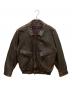 CANY（キャニー）の古着「レザージャケット」｜ブラウン