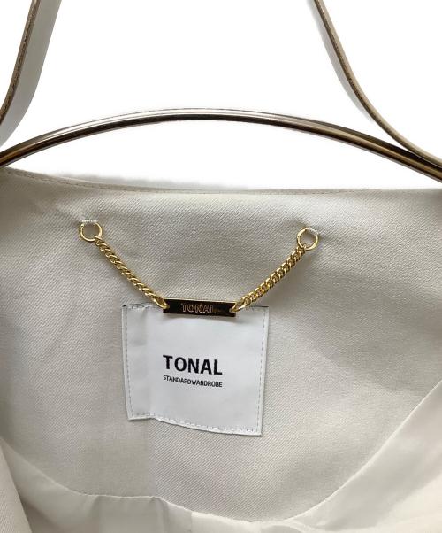 TONAL（トーナル）TONAL (トーナル) コート ライトグレー サイズ:38の古着・服飾アイテム
