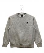 THE NORTH FACEザ ノース フェイス）の古着「NT62231　SQUARE LOGO CREW」｜ライトグレー