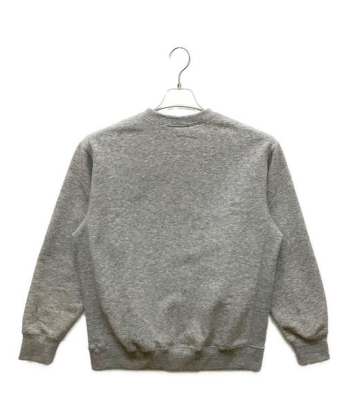 THE NORTH FACE（ザ ノース フェイス）THE NORTH FACE (ザ ノース フェイス) NT62231　SQUARE LOGO CREW ライトグレー サイズ:Mの古着・服飾アイテム