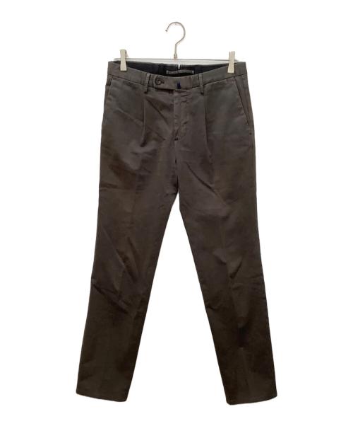 INCOTEX（インコテックス）INCOTEX (インコテックス) 1W0031 4290Y 936　ガーメントダイコンフォートチノ1プリーツテーパードパンツ グレー サイズ:46の古着・服飾アイテム