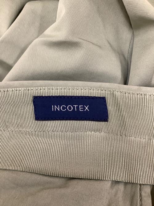 INCOTEX（インコテックス）INCOTEX (インコテックス) タックパンツ 黄緑 サイズ:46の古着・服飾アイテム