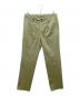 INCOTEX（インコテックス）の古着「タックパンツ」｜黄緑