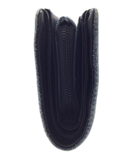 DIESEL（ディーゼル）DIESEL (ディーゼル) 2つ折り財布 インディゴの古着・服飾アイテム