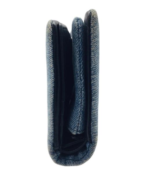 DIESEL（ディーゼル）DIESEL (ディーゼル) 2つ折り財布 インディゴの古着・服飾アイテム