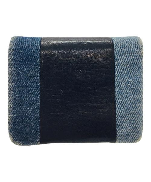 DIESEL（ディーゼル）DIESEL (ディーゼル) 2つ折り財布 インディゴの古着・服飾アイテム