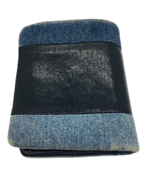 DIESEL（ディーゼル）DIESEL (ディーゼル) 2つ折り財布 インディゴの古着・服飾アイテム