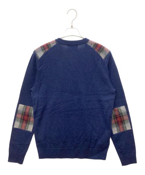 FRED PERRY（フレッドペリー）FRED PERRY (フレッドペリー) 厚手ニット ネイビー サイズ:Mの古着・服飾アイテム