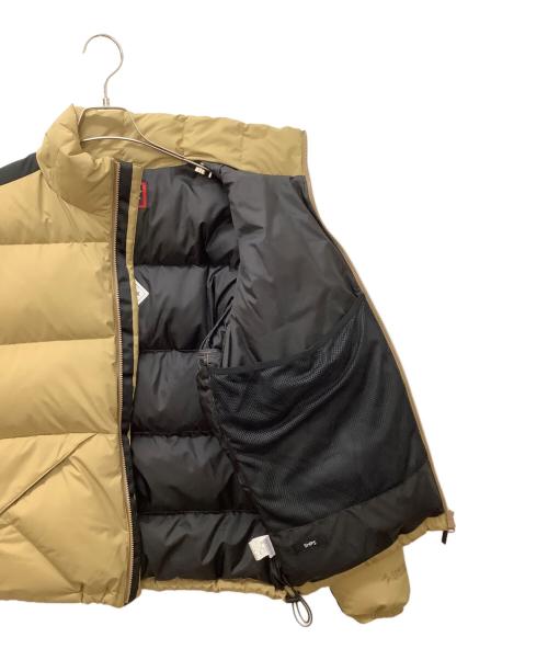 MARMOT（マーモット）MARMOT (マーモット) TOMSJK80SP　ダウンジャケット ベージュ×ブラック サイズ:Mの古着・服飾アイテム